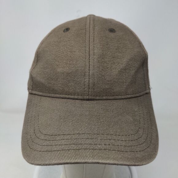 Asterisk Strapback Hat Brown One Size Embroidered Adjustable 6 Panel Blank - Picture 2 of 6